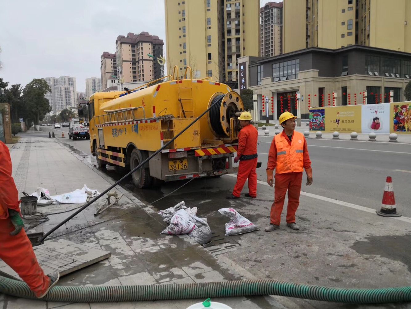 上虞排污管道清淤-管道清洗